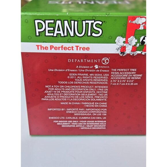 Peanuts "The Perfect Tree" Figurine By Department 56 Snoopy and Charlie Brown - Picture 7 of 8